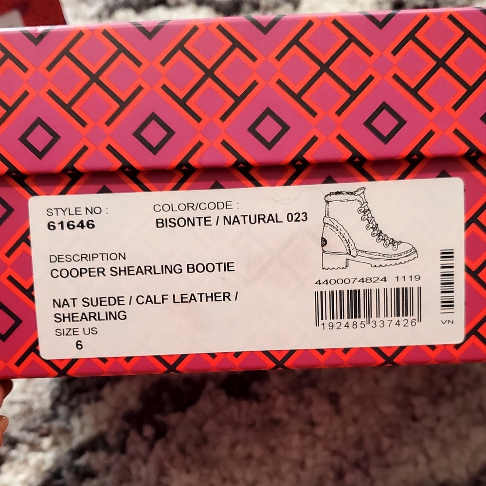 Tory Burch Cooper Shearling Bootie